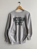 (XXL) Michigan State Reverse Weave Crew