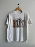 (L) See No Evil Cats Tee