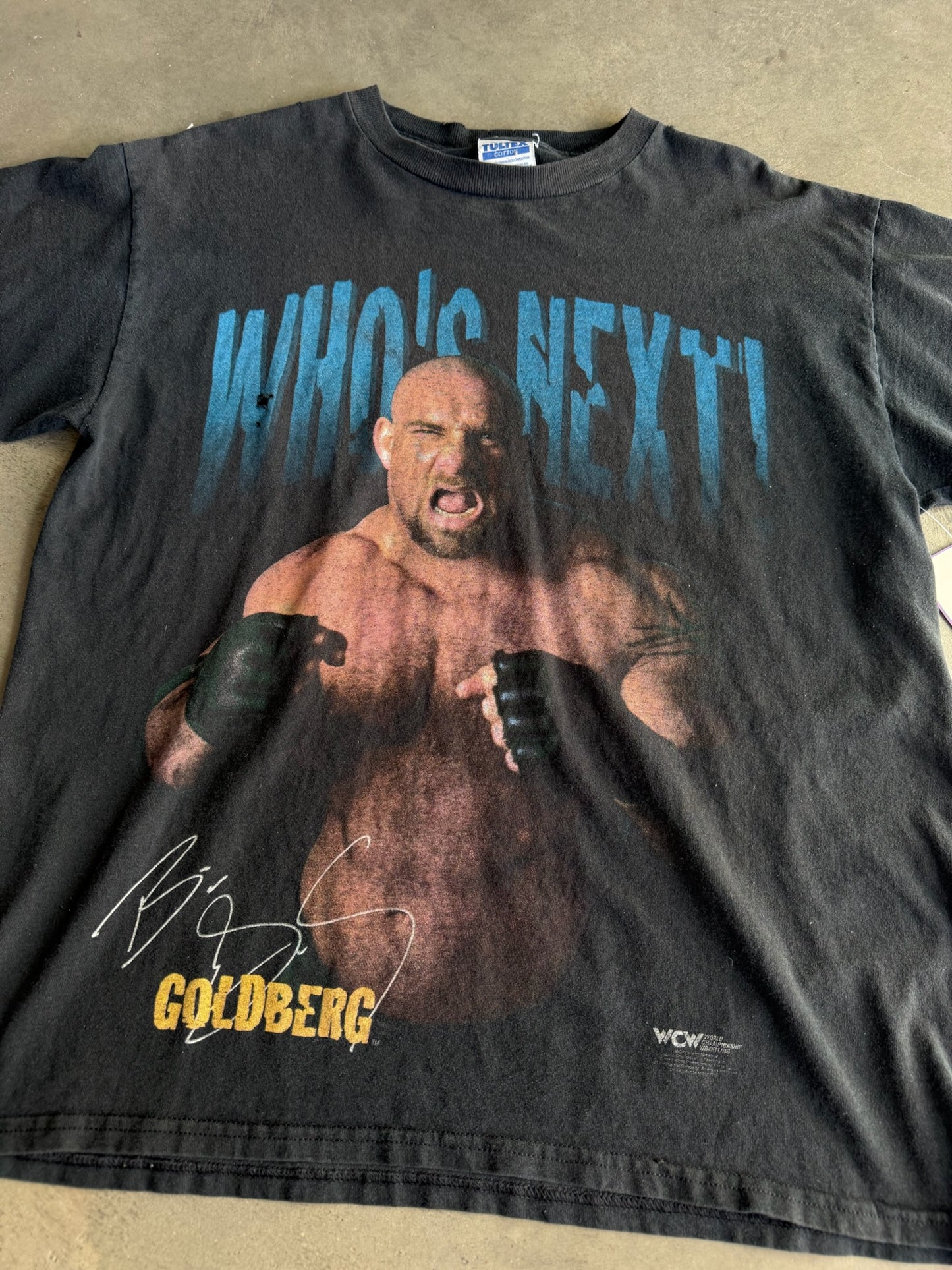 (L) Bill Goldberg WCW Wrestling Tee