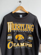 (XL) Iowa Wrestling National Champs Tee