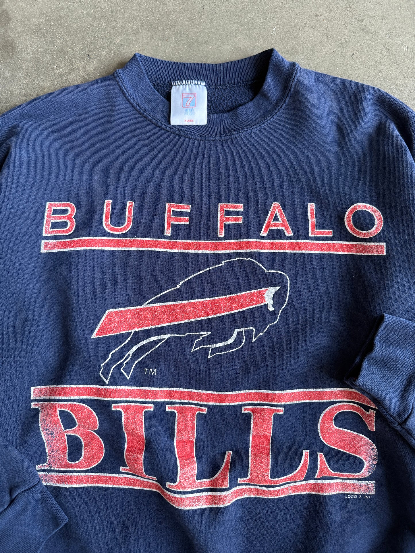 (XL) Buffalo Bills Logo 7 Crew