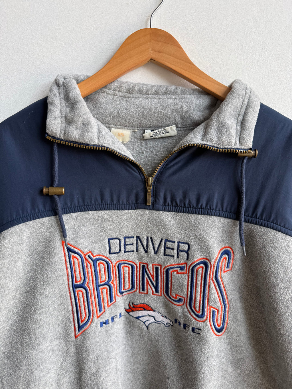 (L) Denver Broncos Fleece Jacket
