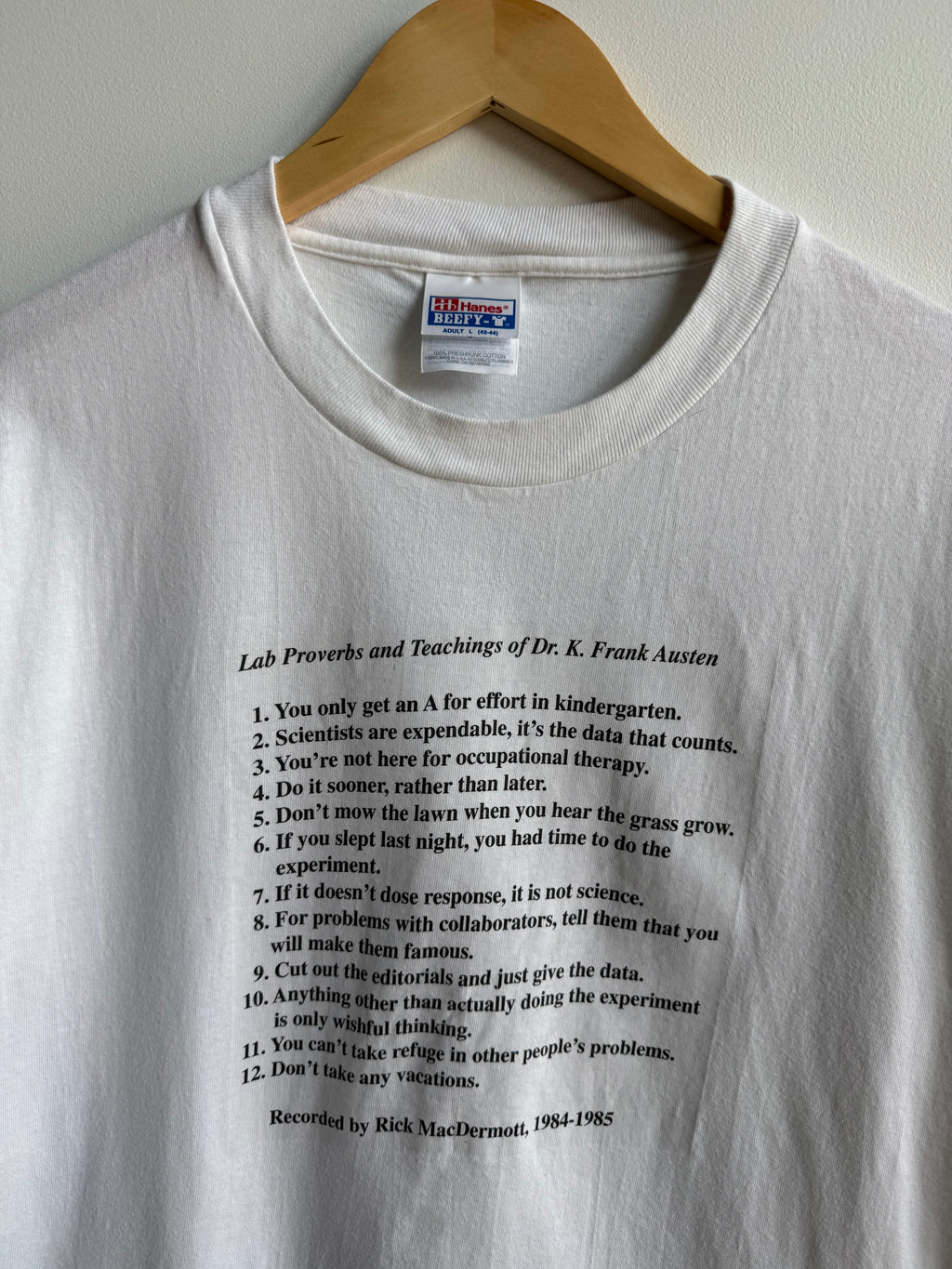 (L) Lab Proverbs Tee