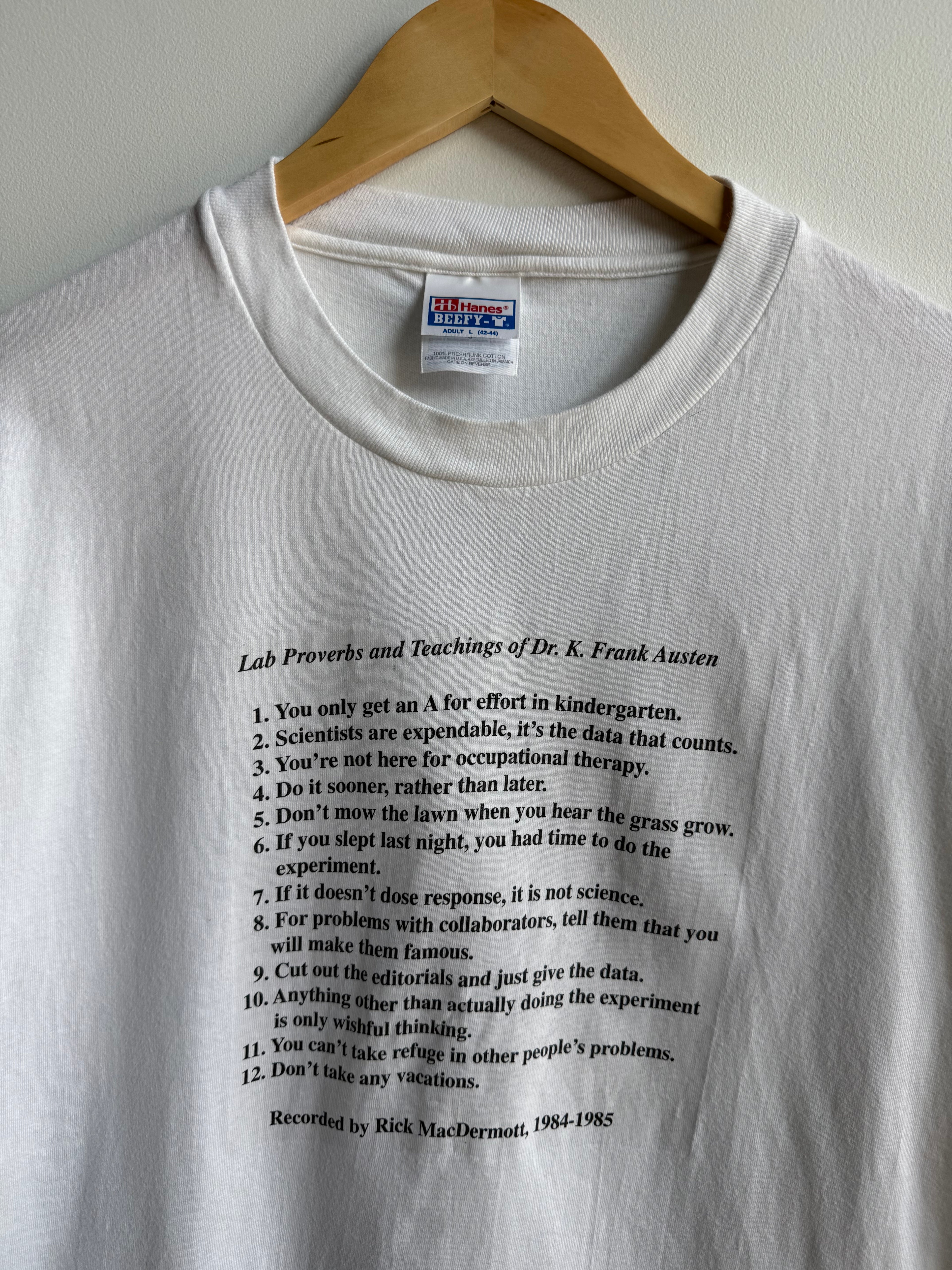 (L) Lab Proverbs Tee