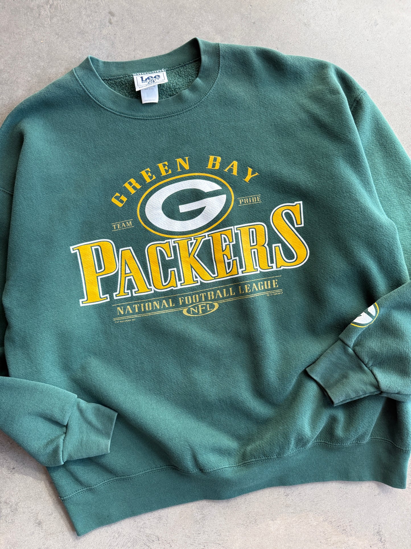 (XL) Green Bay Packers Lee Sport Crew
