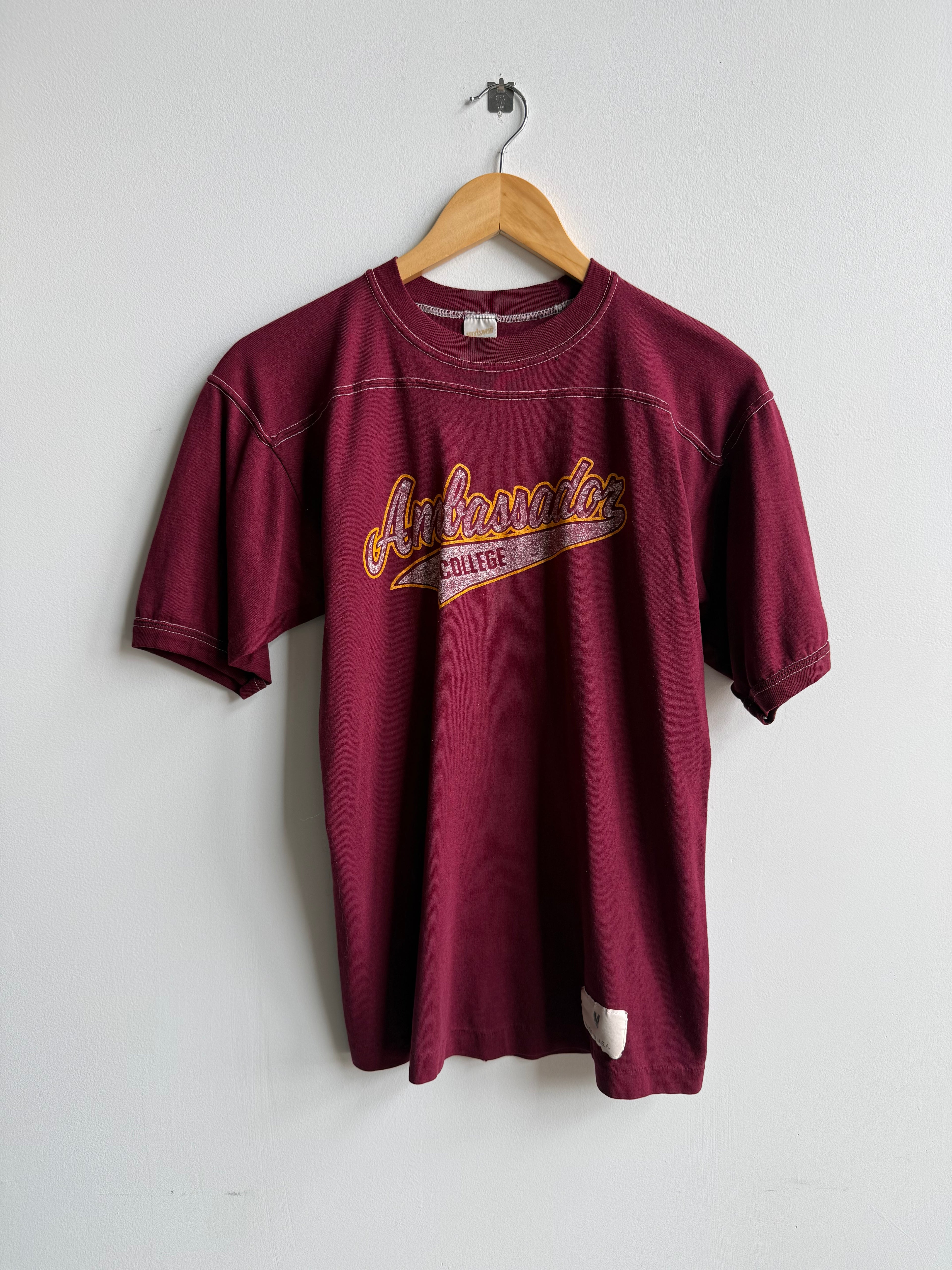 (M) Ambassador College Tee