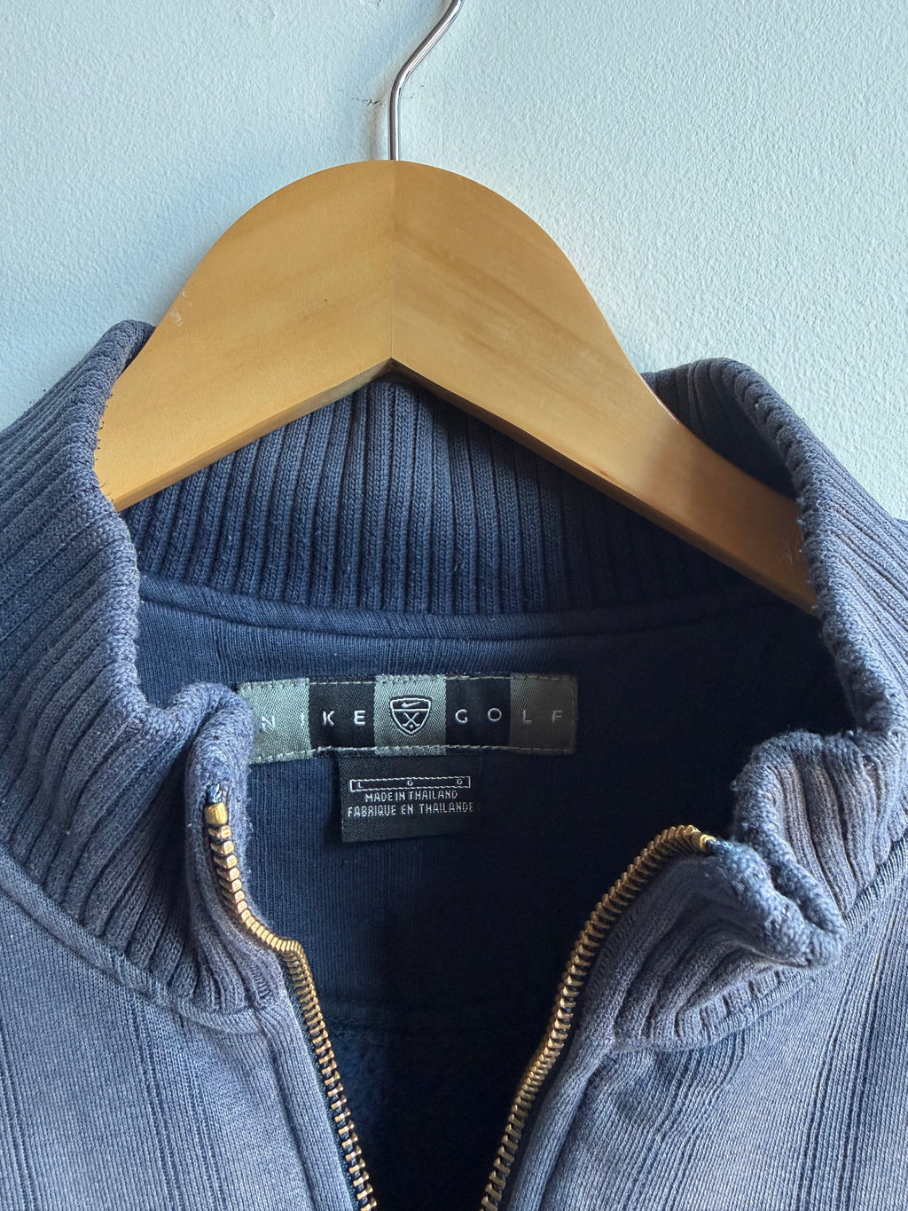 (L) Nike Golf 1/4 Zip Crew