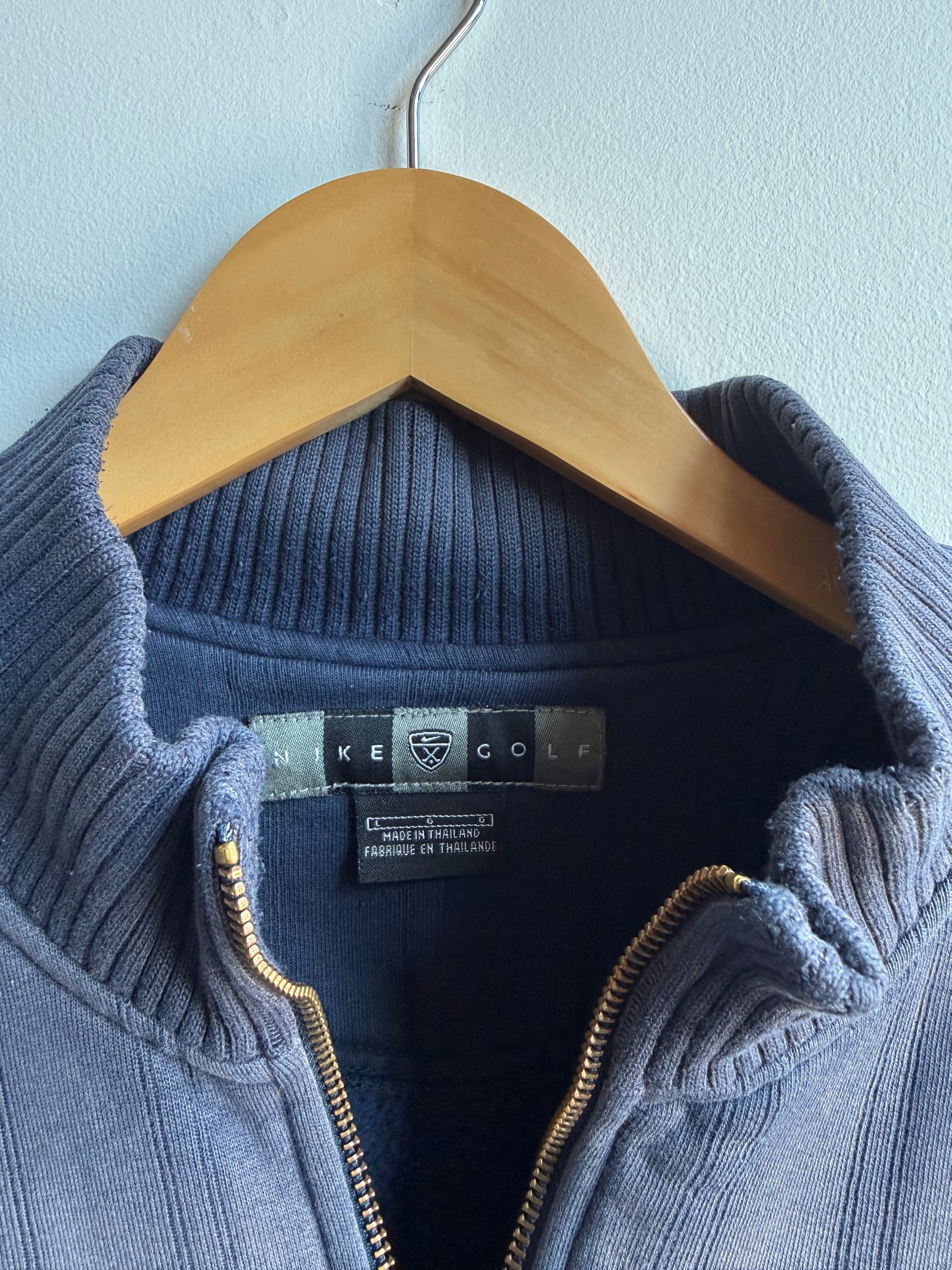 (L) Nike Golf 1/4 Zip Crew