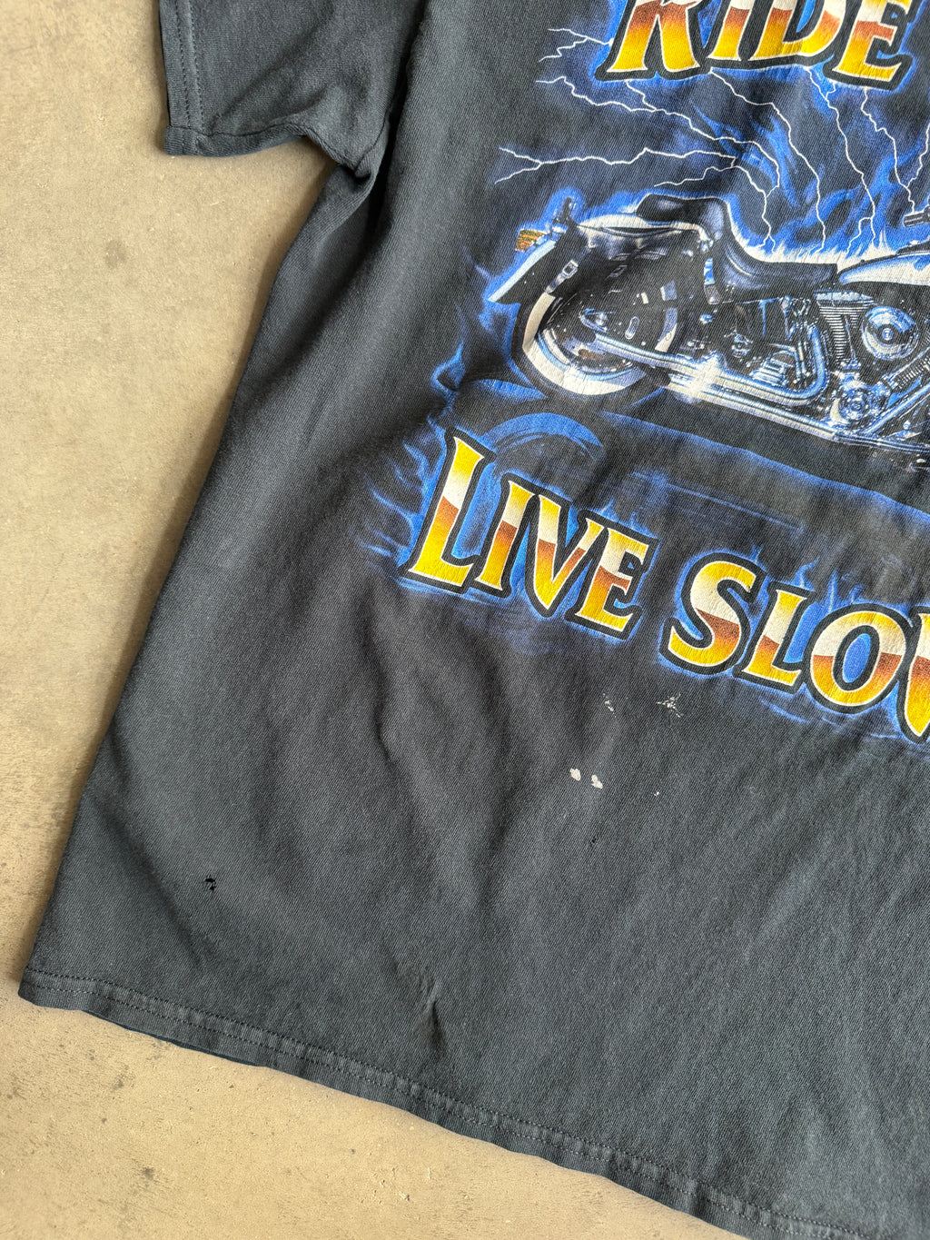 (S) Ride Fast Live Slow Tee
