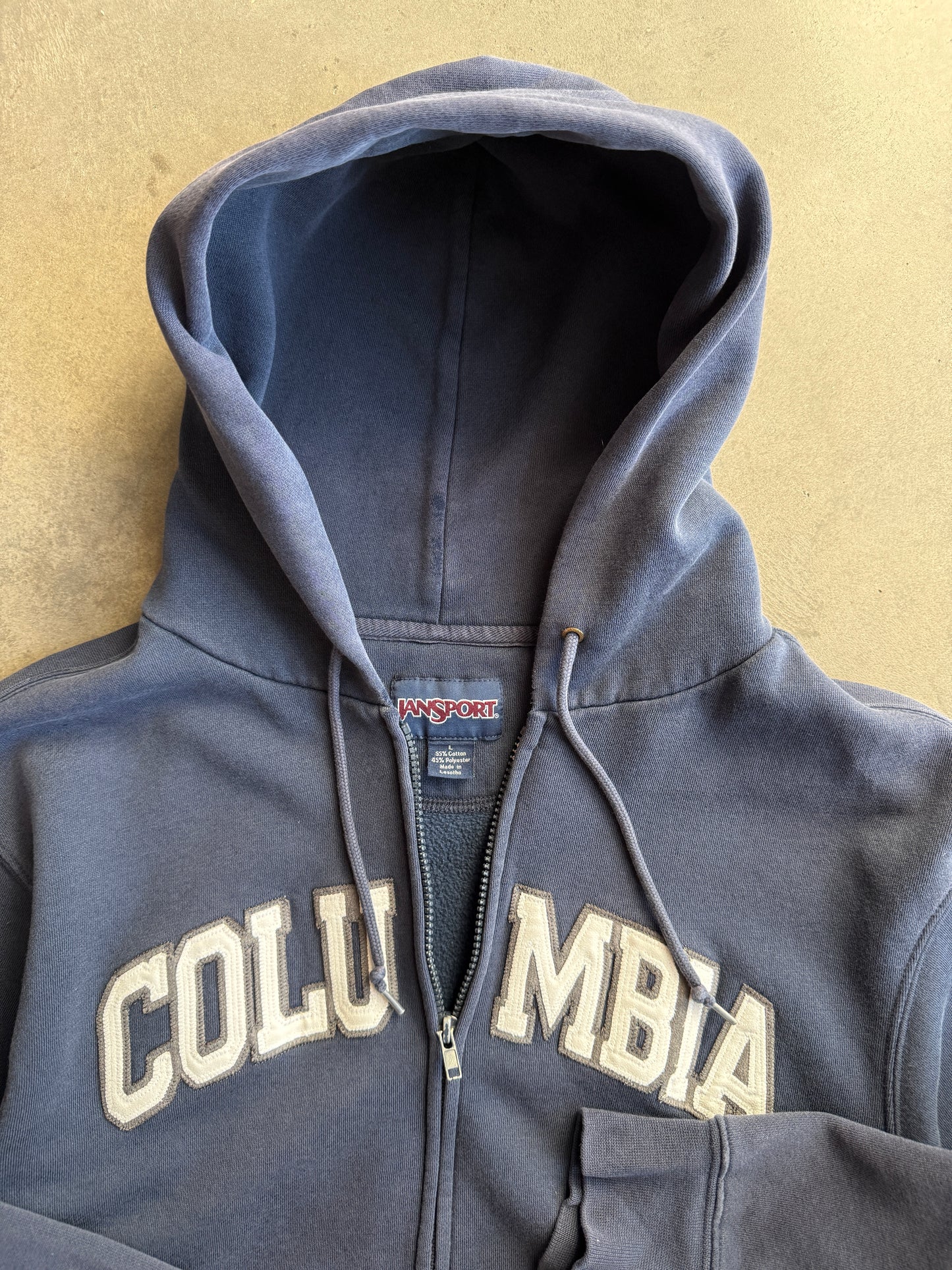 (L) Columbia University Zip Up Hoodie