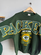 (XL) Green Bay Packers All Over Print Crew