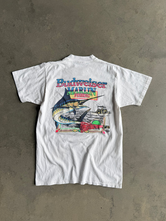 (L) Budweiser Marlin Fishing Tee
