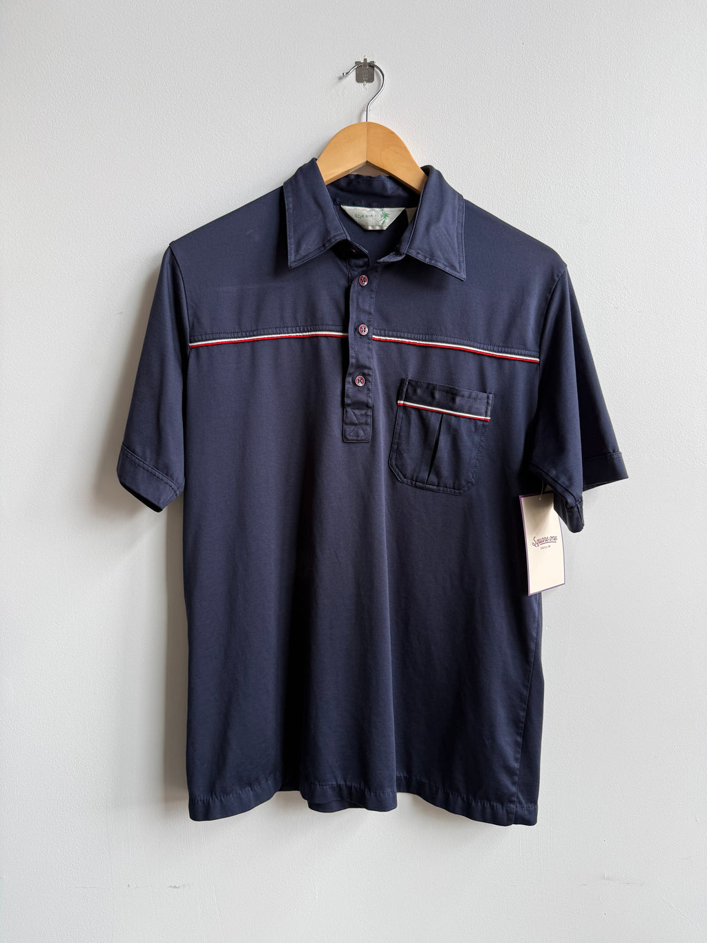 (M) Navy Blue Polo Shirt