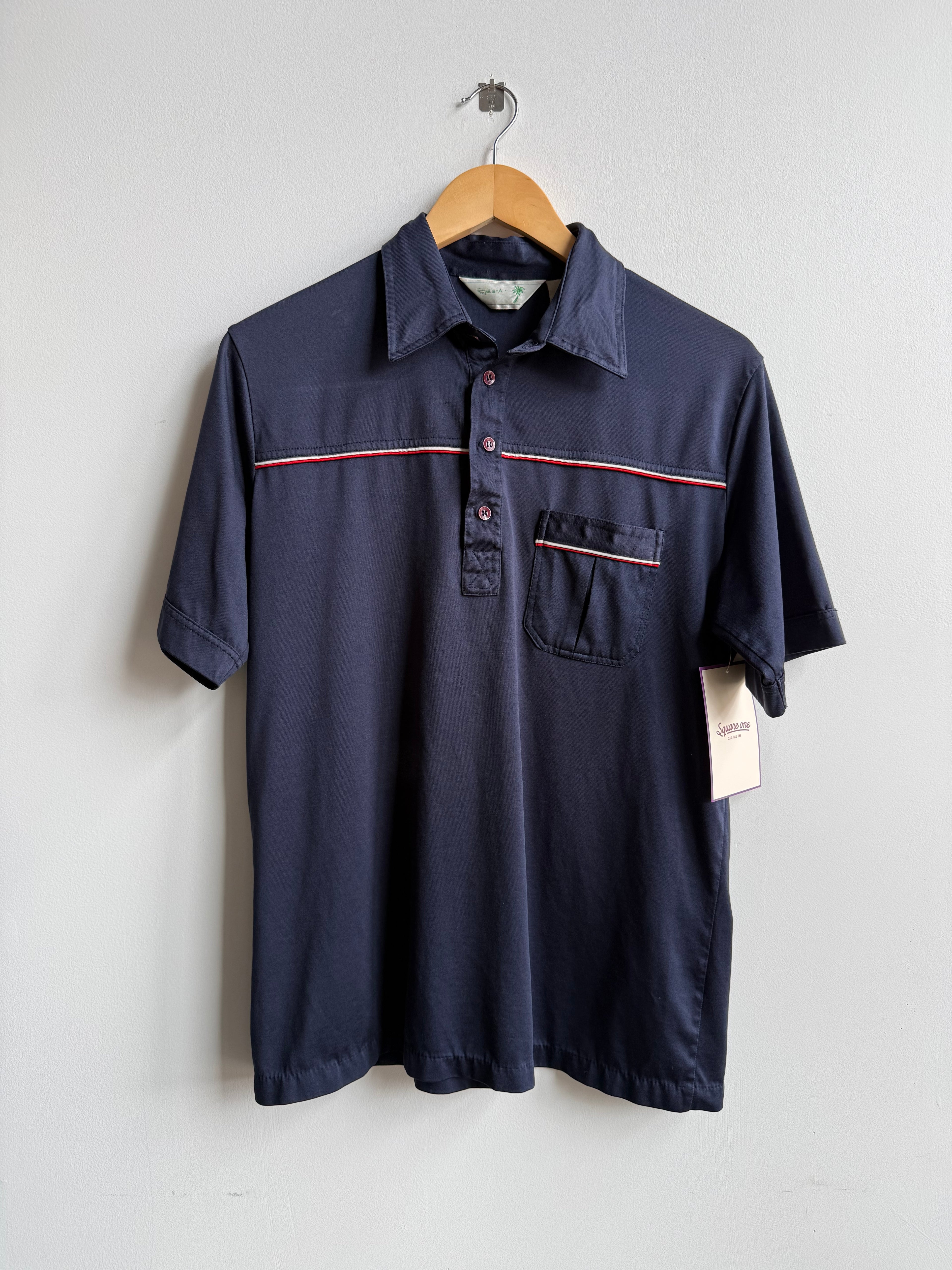 (M) Navy Blue Polo Shirt