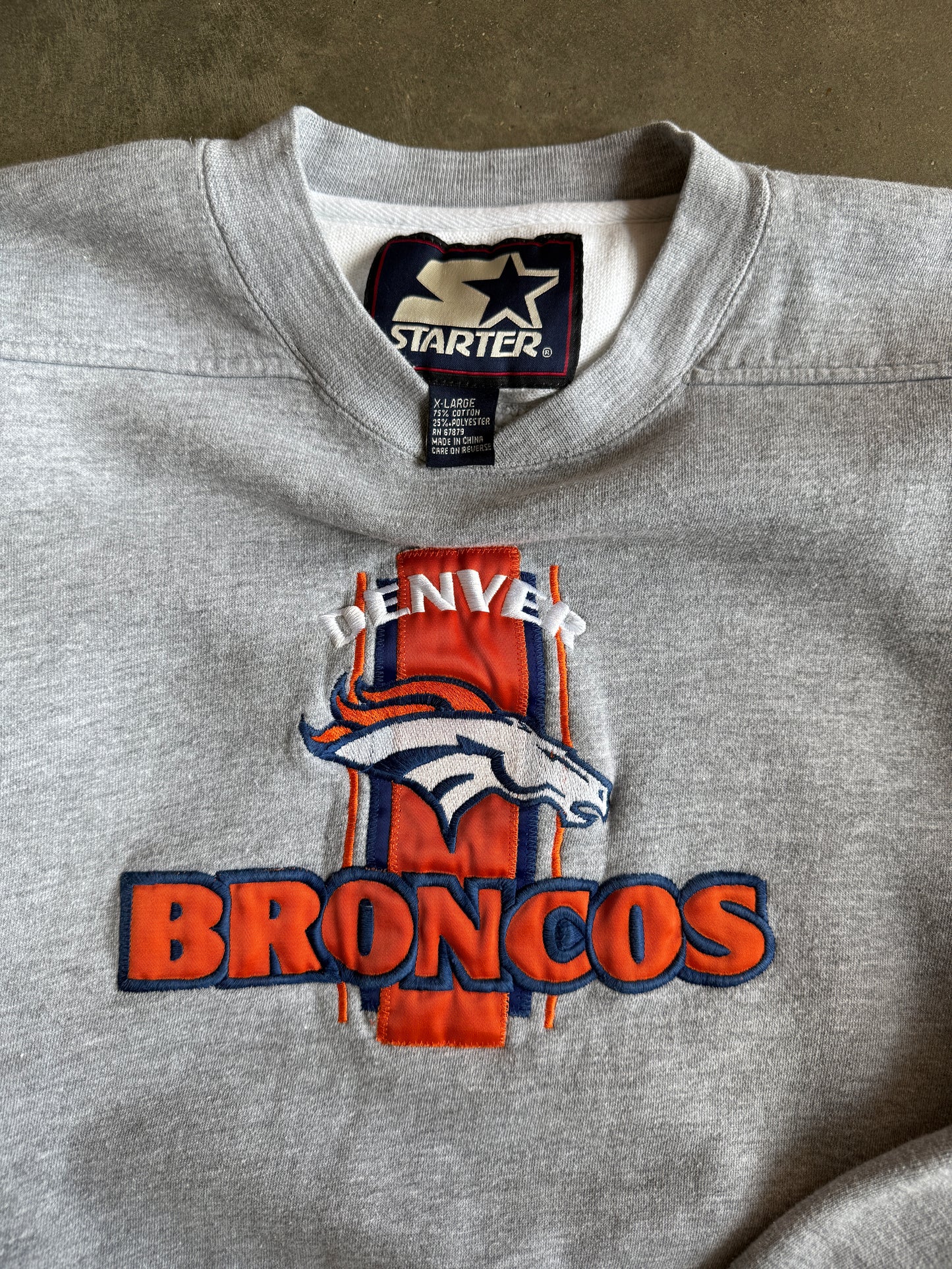 (XL) Denver Broncos Starter Crew