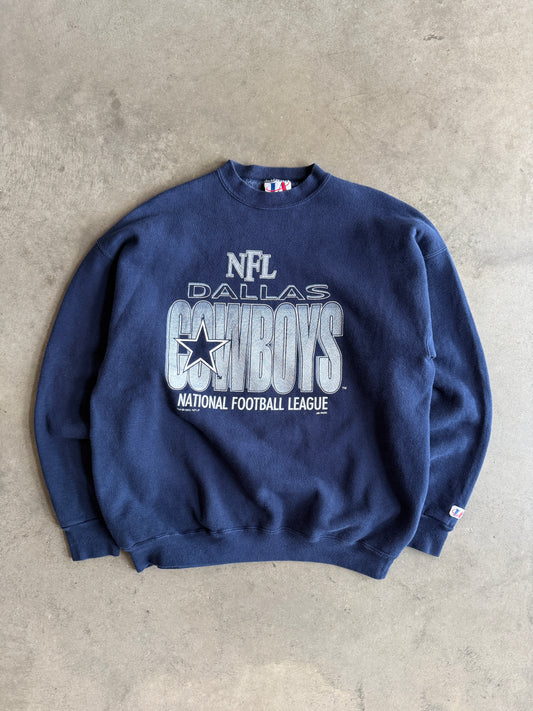 (XL) Dallas Cowboys Logo Athletic Crew