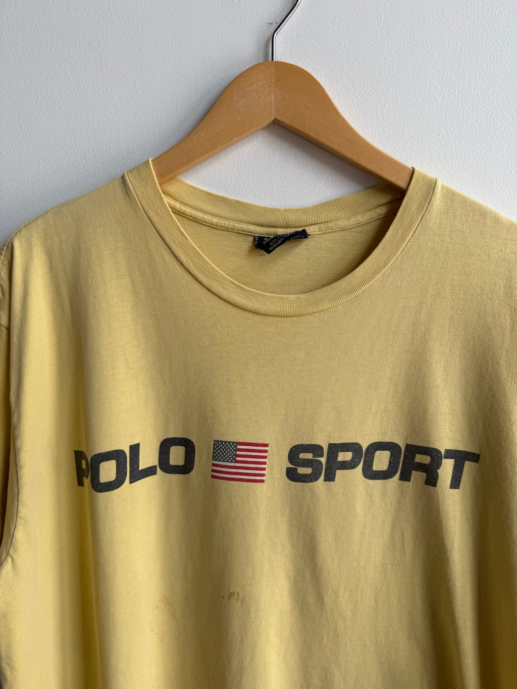 (XL) Polo Sport Yellow Tee