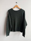 (L) Cable Knit Sweater