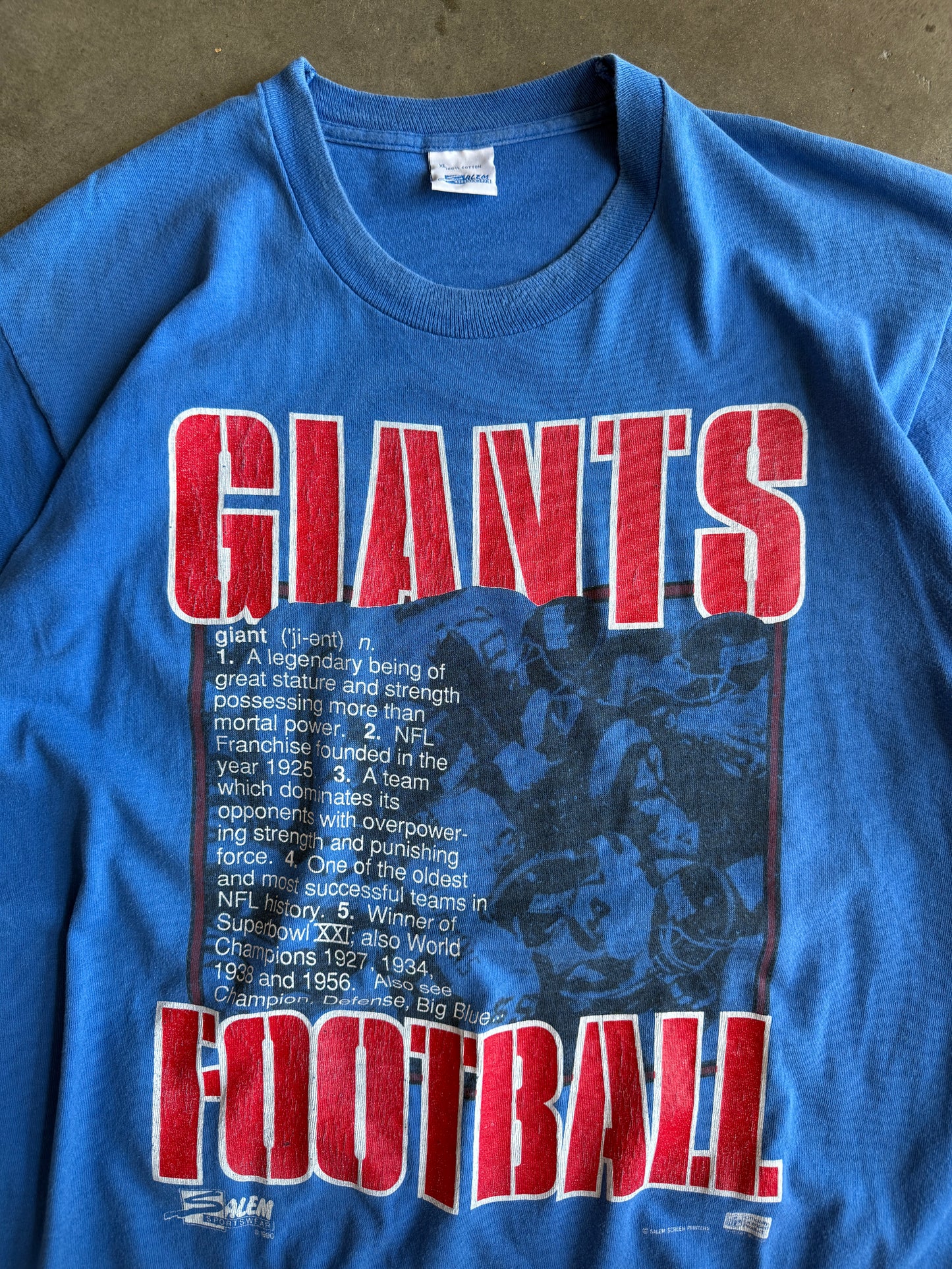 (XL) New York Giants Salem Yee