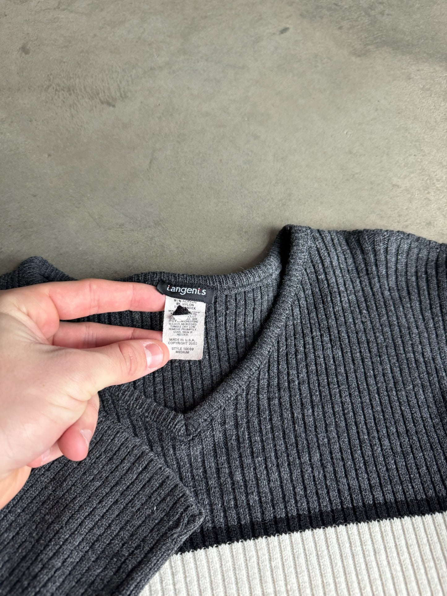 (M) Tangents Acrylic Sweater