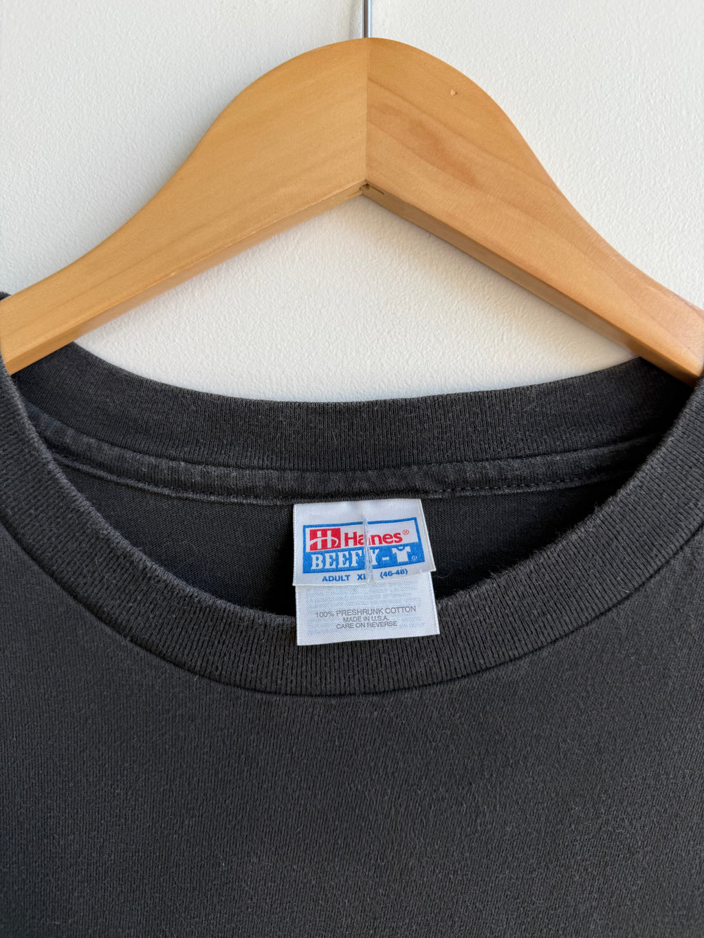 (XL) Black Pocket Tee
