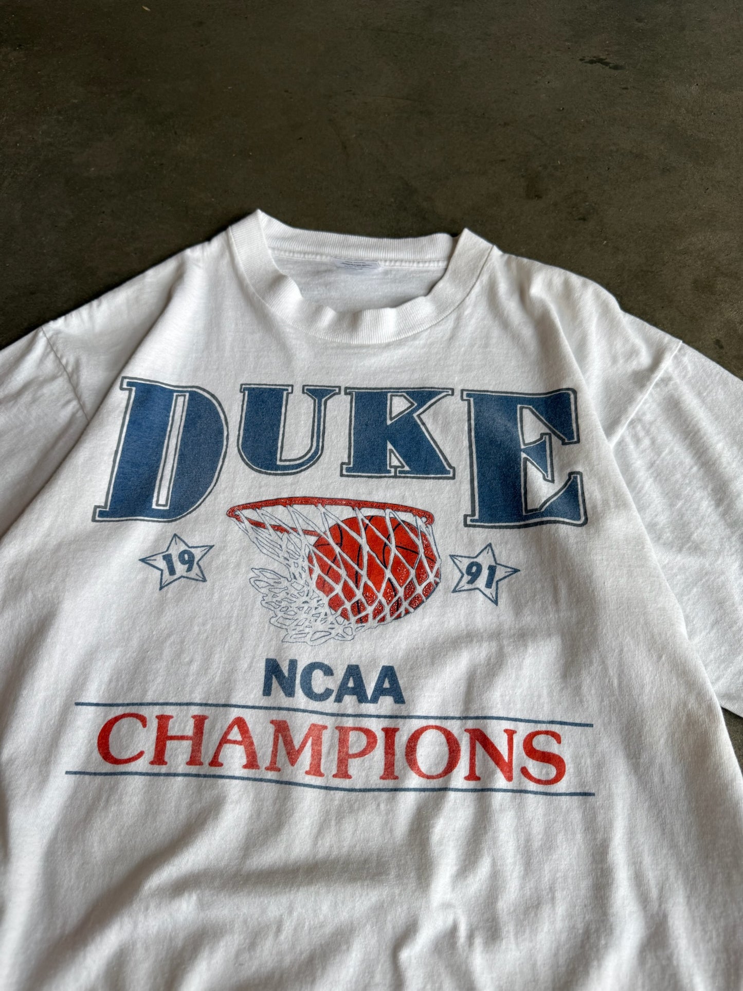 (L) 1991 Duke Basketball Tee