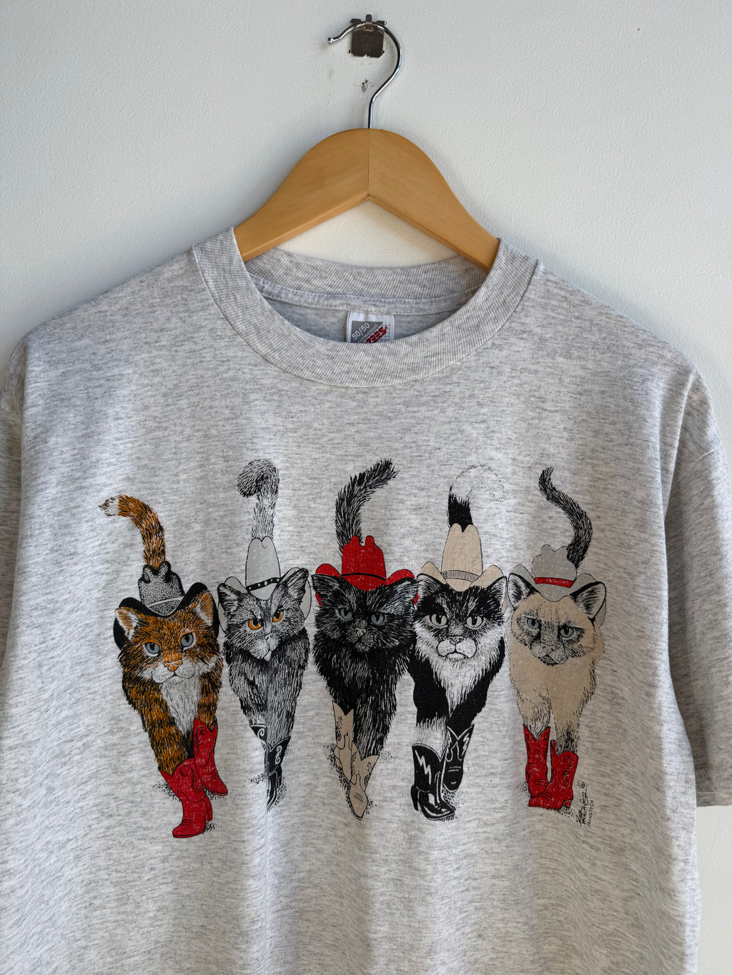 (L) Cowboy Cats Tee