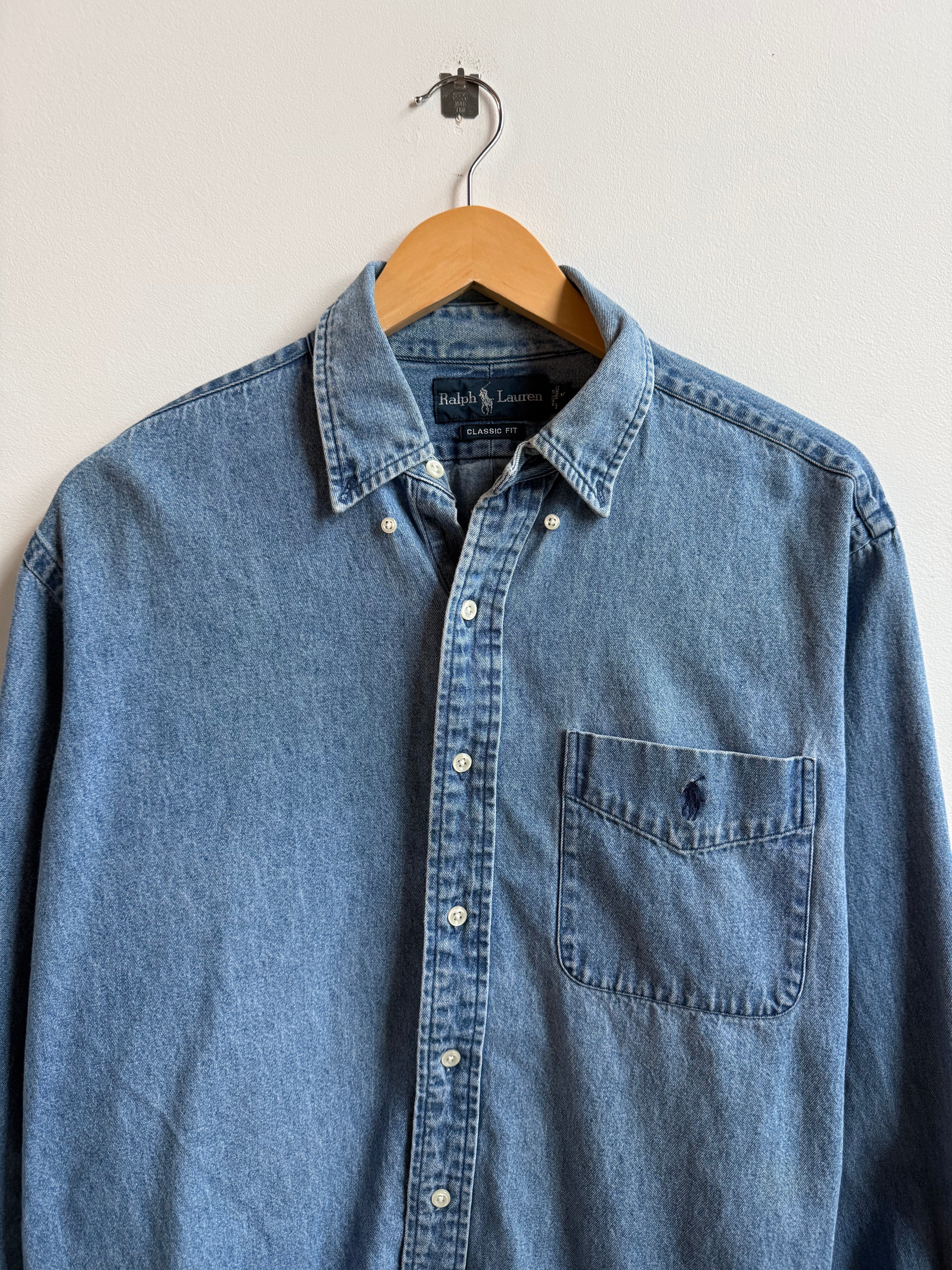 (M) Polo Ralph Lauren Denim Shirt