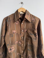 (M) Button Down Light Weight Shirt