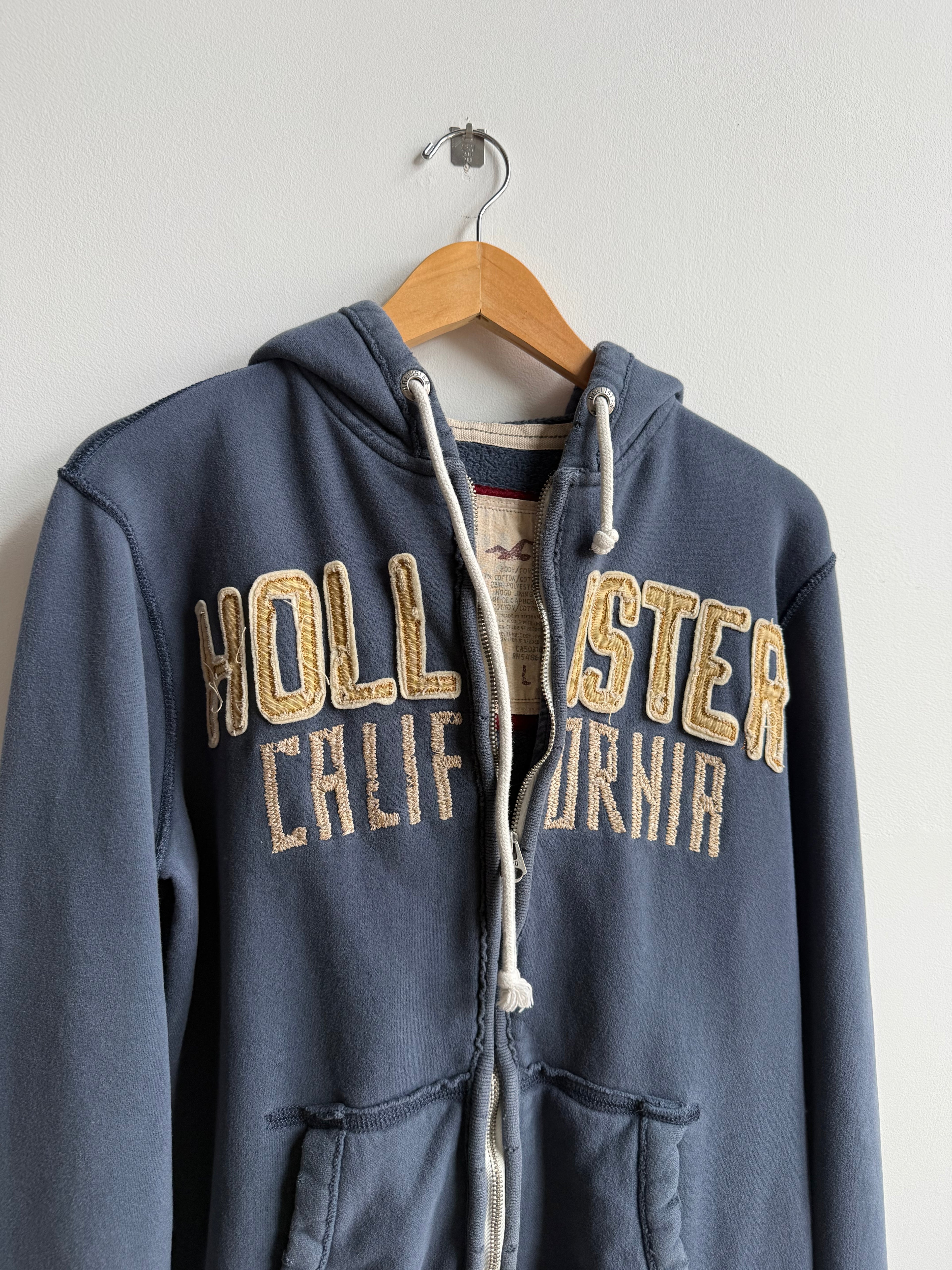 (L) Hollister Zip Up Hoodie