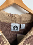 (XL) Dog Cardigan Knit Sweater