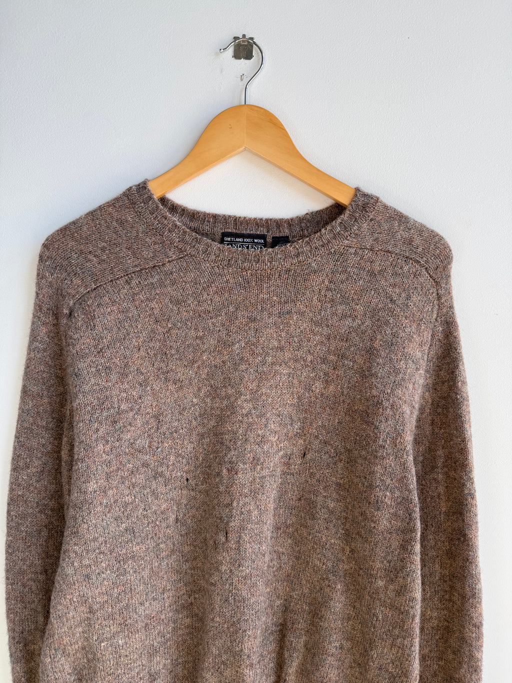 (L) Lands End Wool Sweater