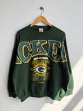 (XL) Green Bay Packers All Over Print Crew