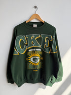 (XL) Green Bay Packers All Over Print Crew