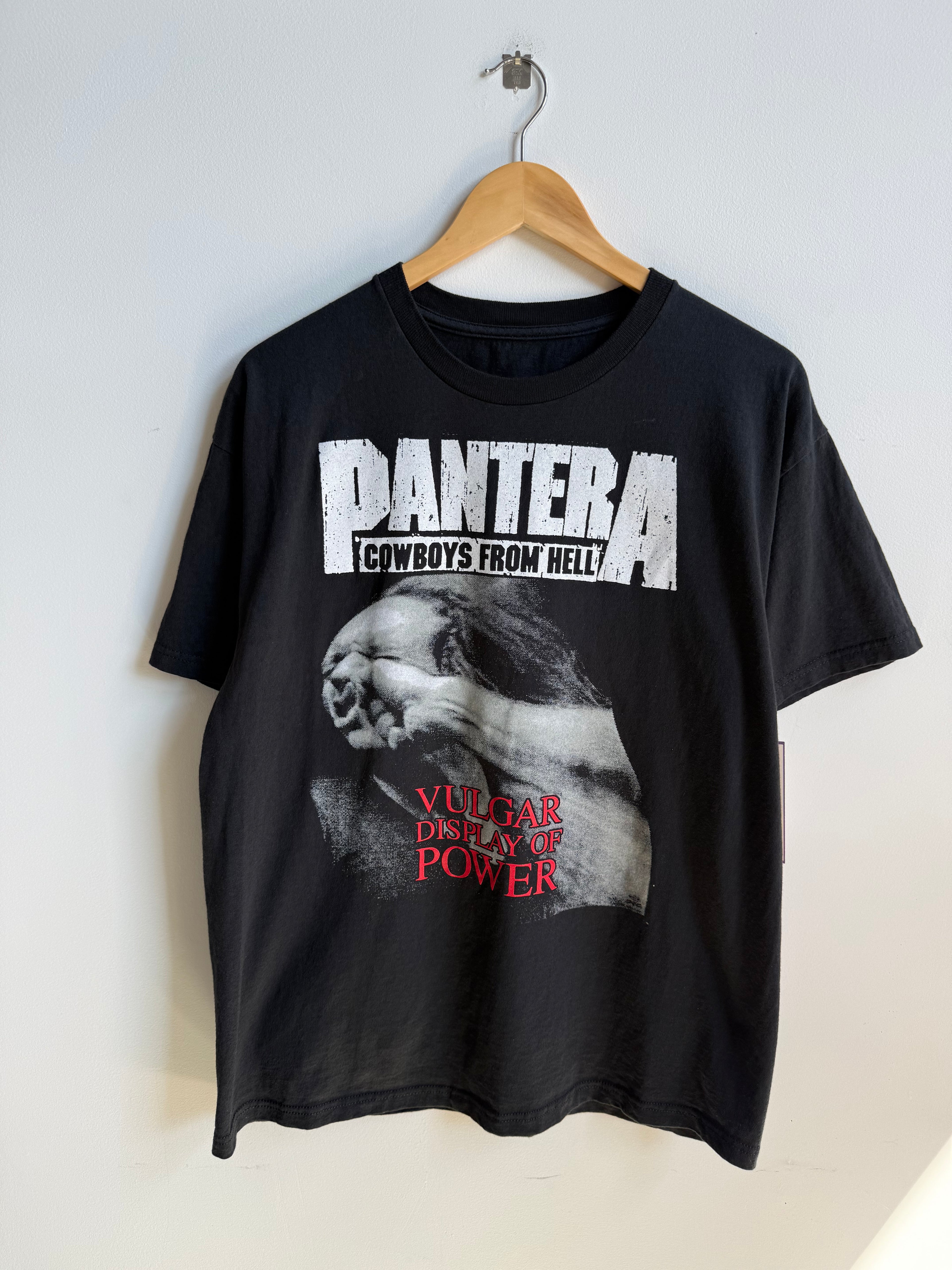 (XL) Pantera Vulgar Display of Power Tee