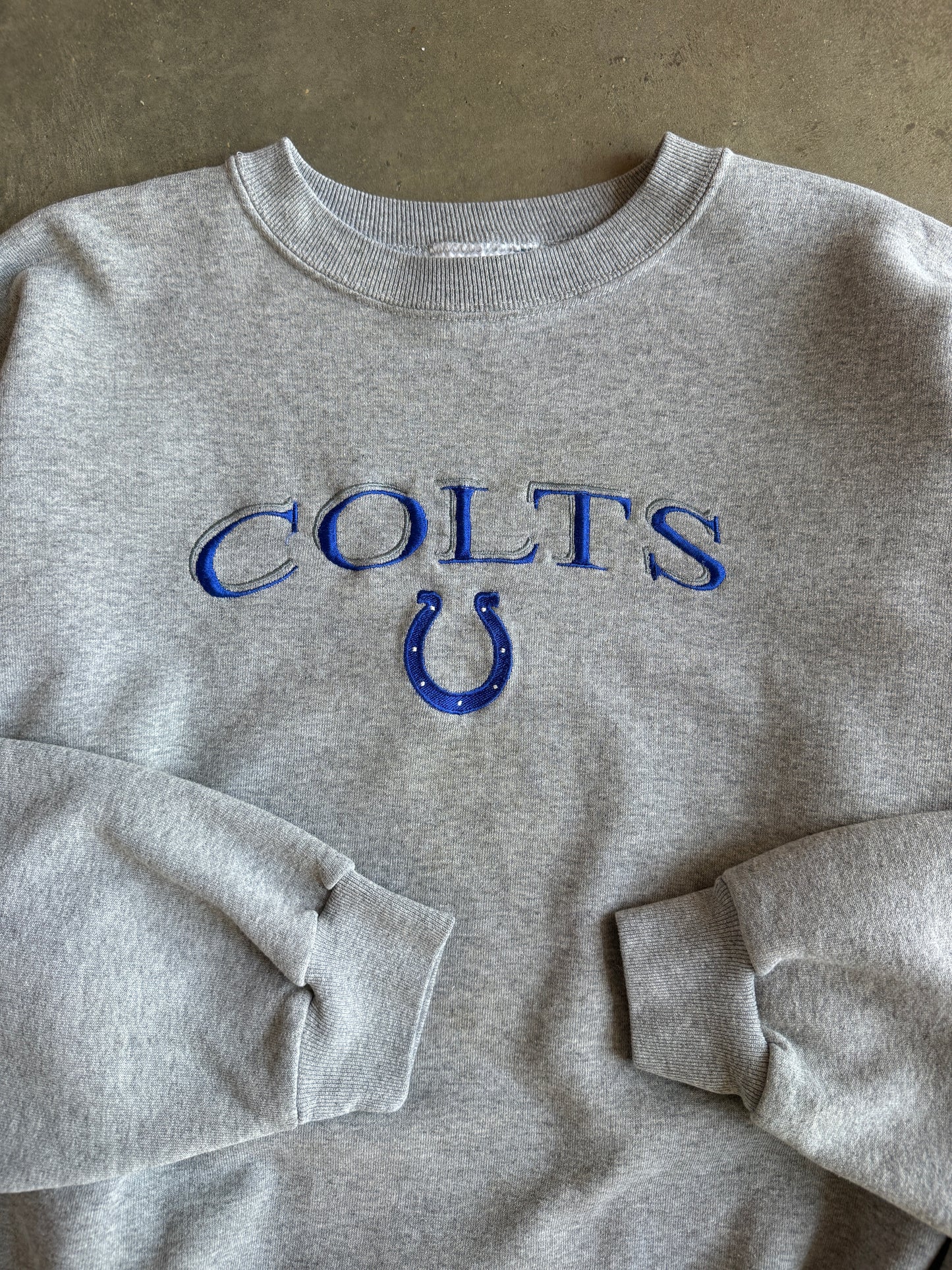 (L) Indianapolis Colts Embroidered Crew
