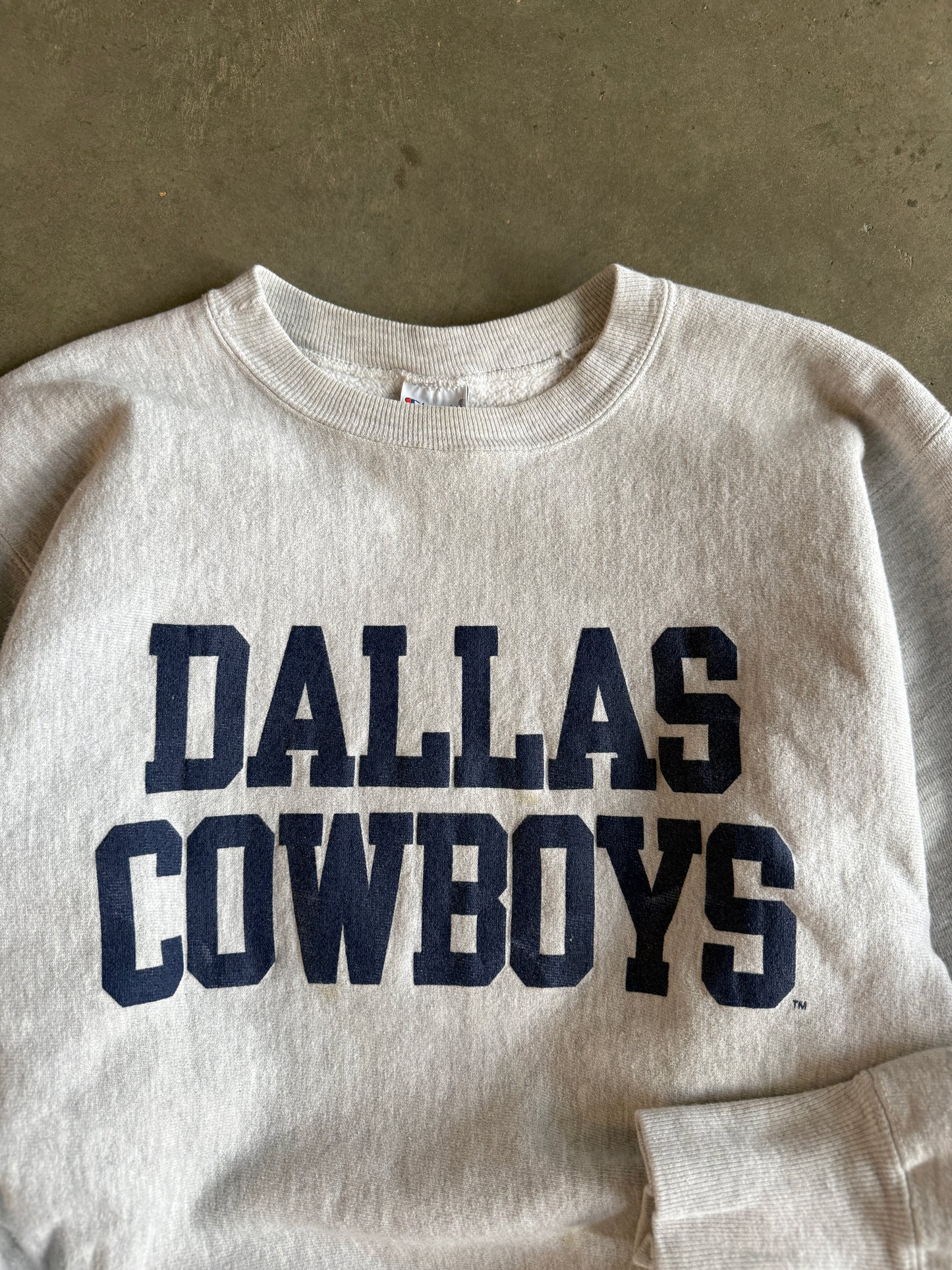 (XL) Dallas Cowboys Champion Reverse Weave Crew