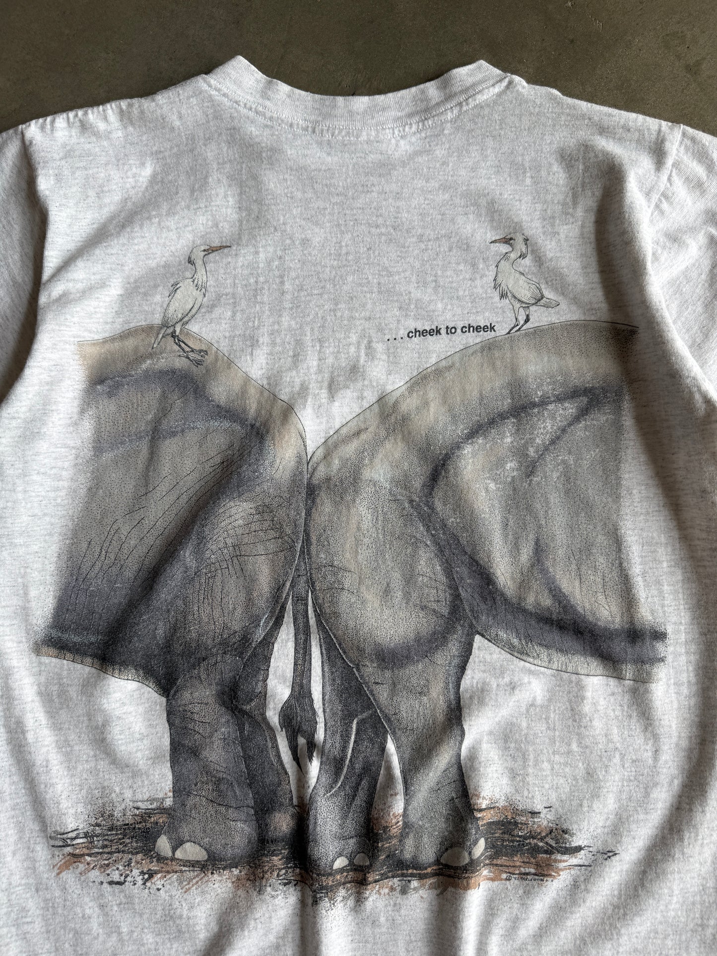 (M) Africa Elephants Tee
