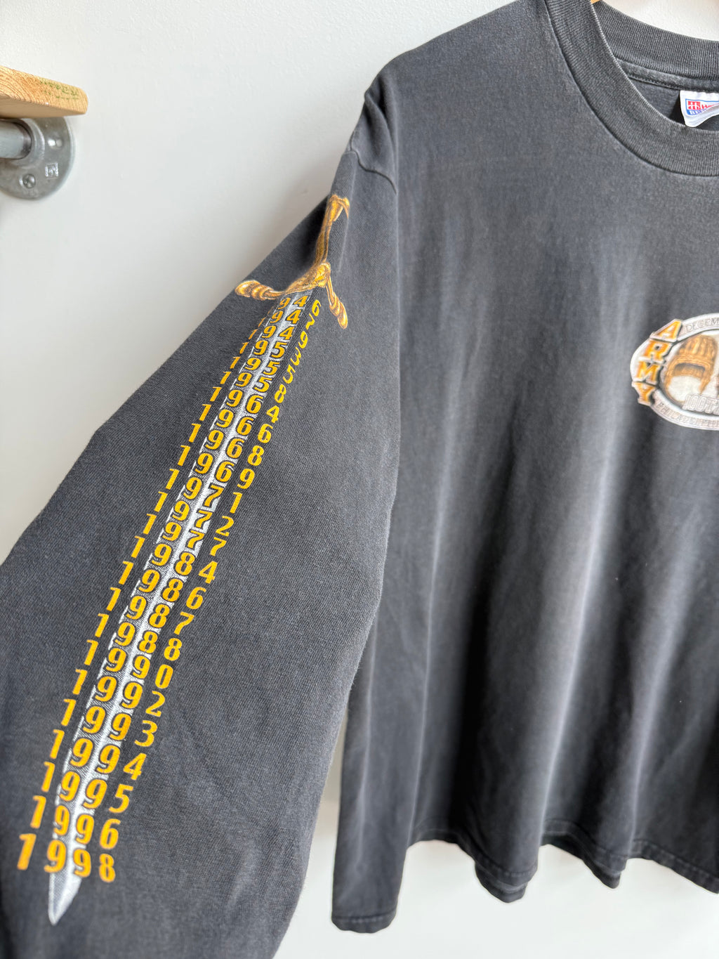 (XL) Army vs Navy Longsleeve Tee