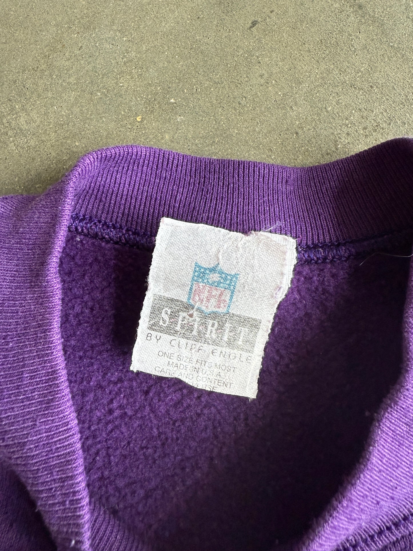 (XL) Minnesota Vikings Spell Out Crew