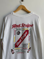 (XL) Red Stripe Beer Tee