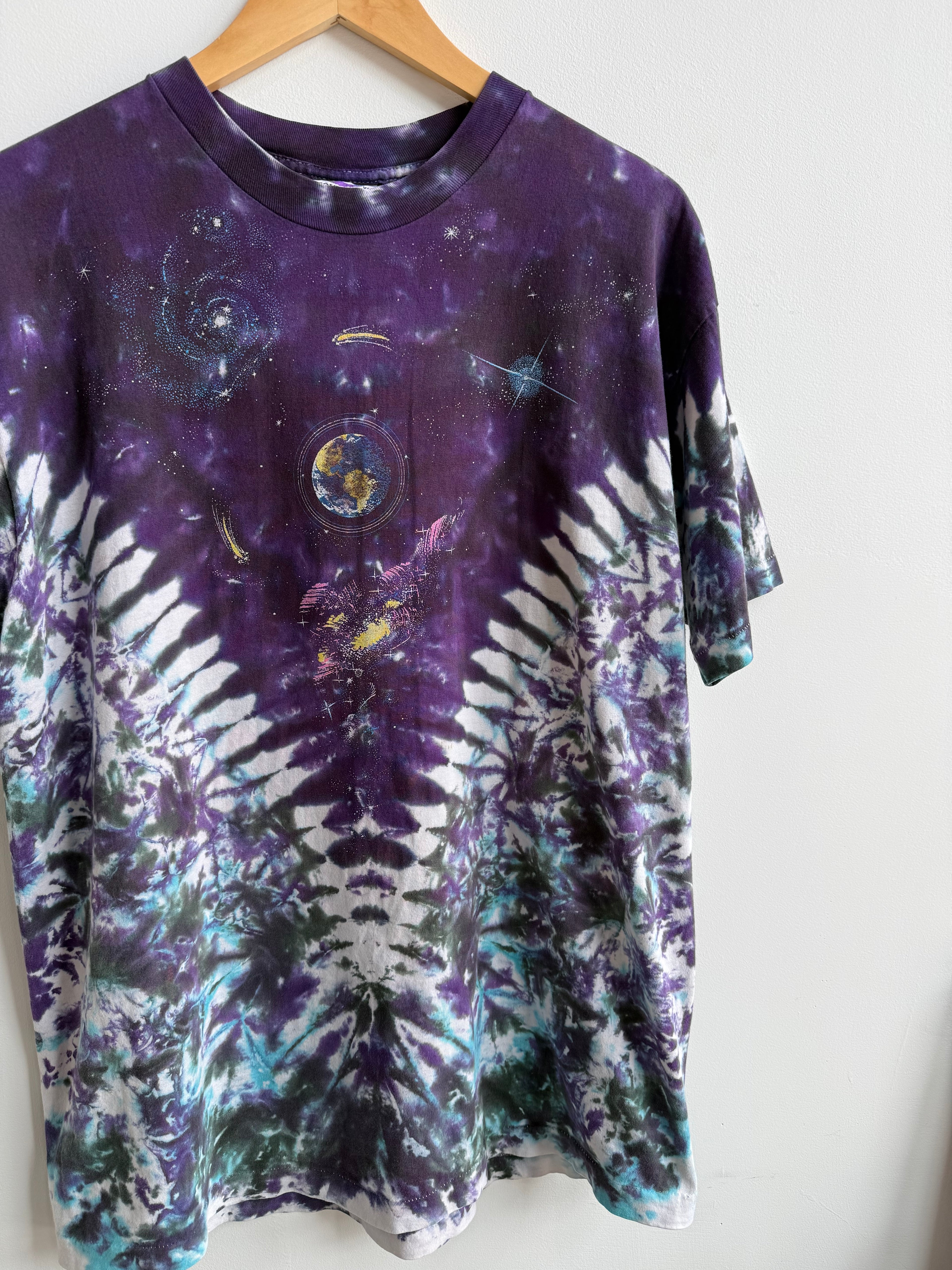 (XL) Liquid Blue Space Tee