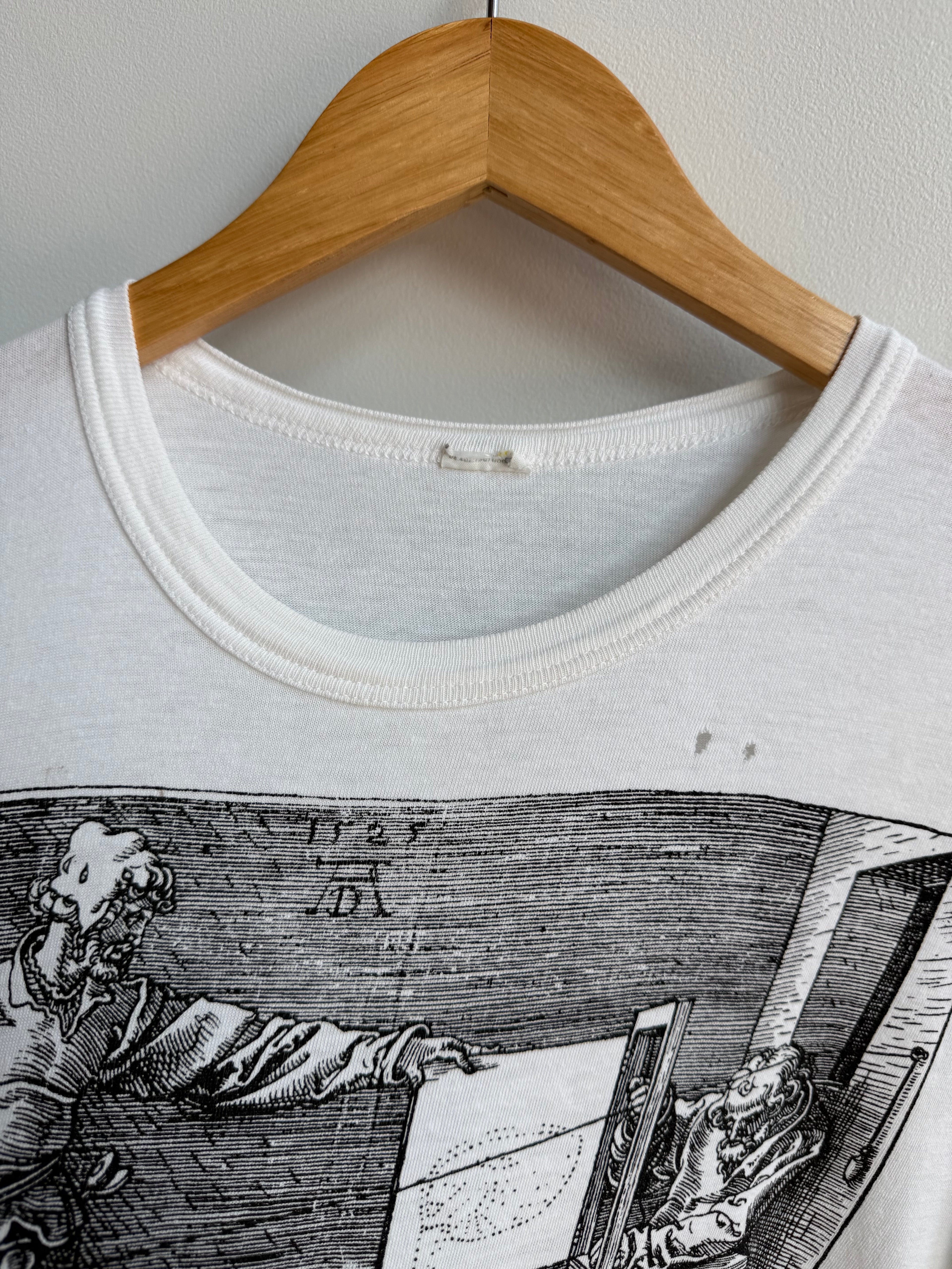 (M) Draftsman Drowing a Lute Tee