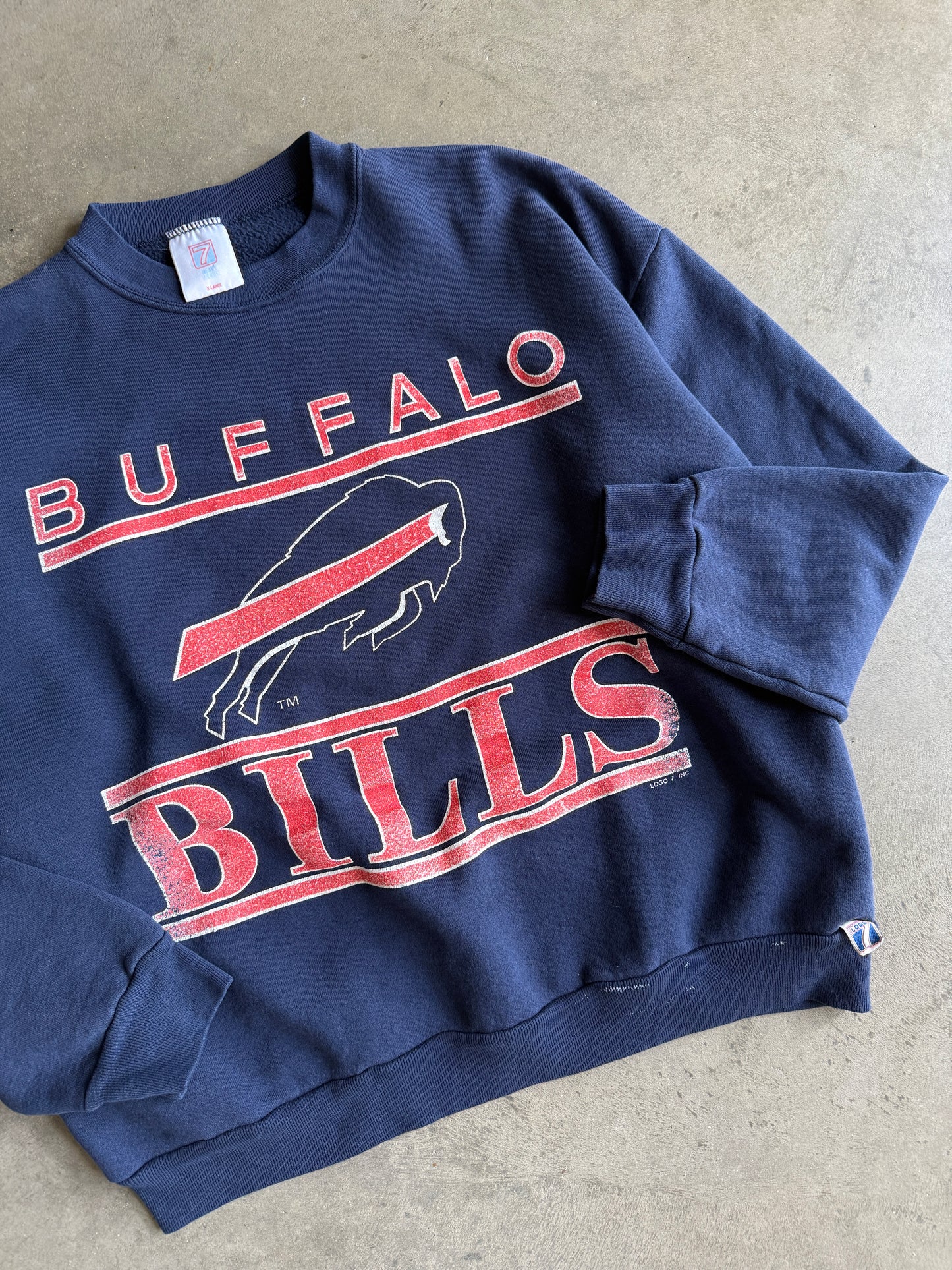 (XL) Buffalo Bills Logo 7 Crew