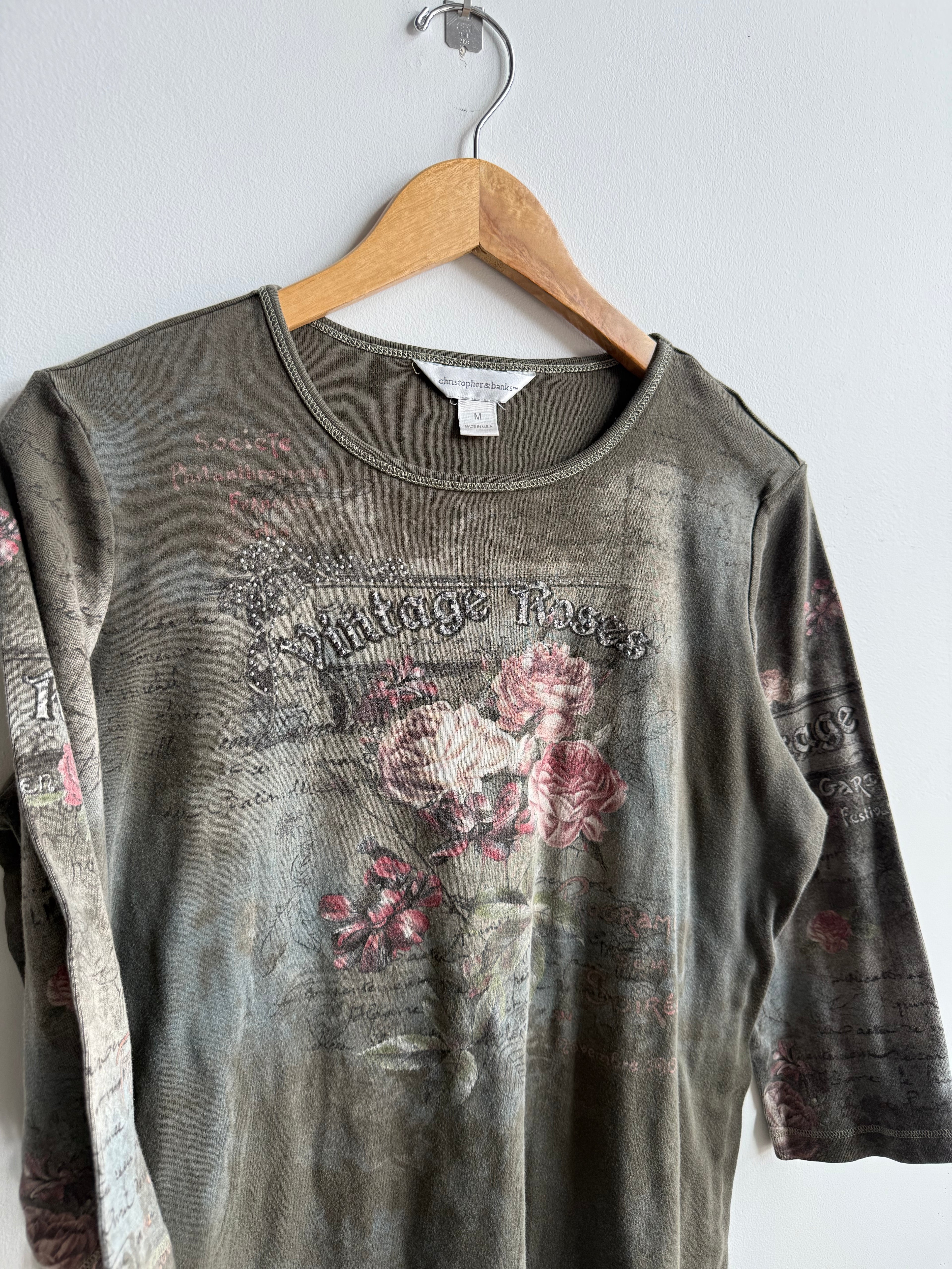 (M) Vintage Flowers Tee