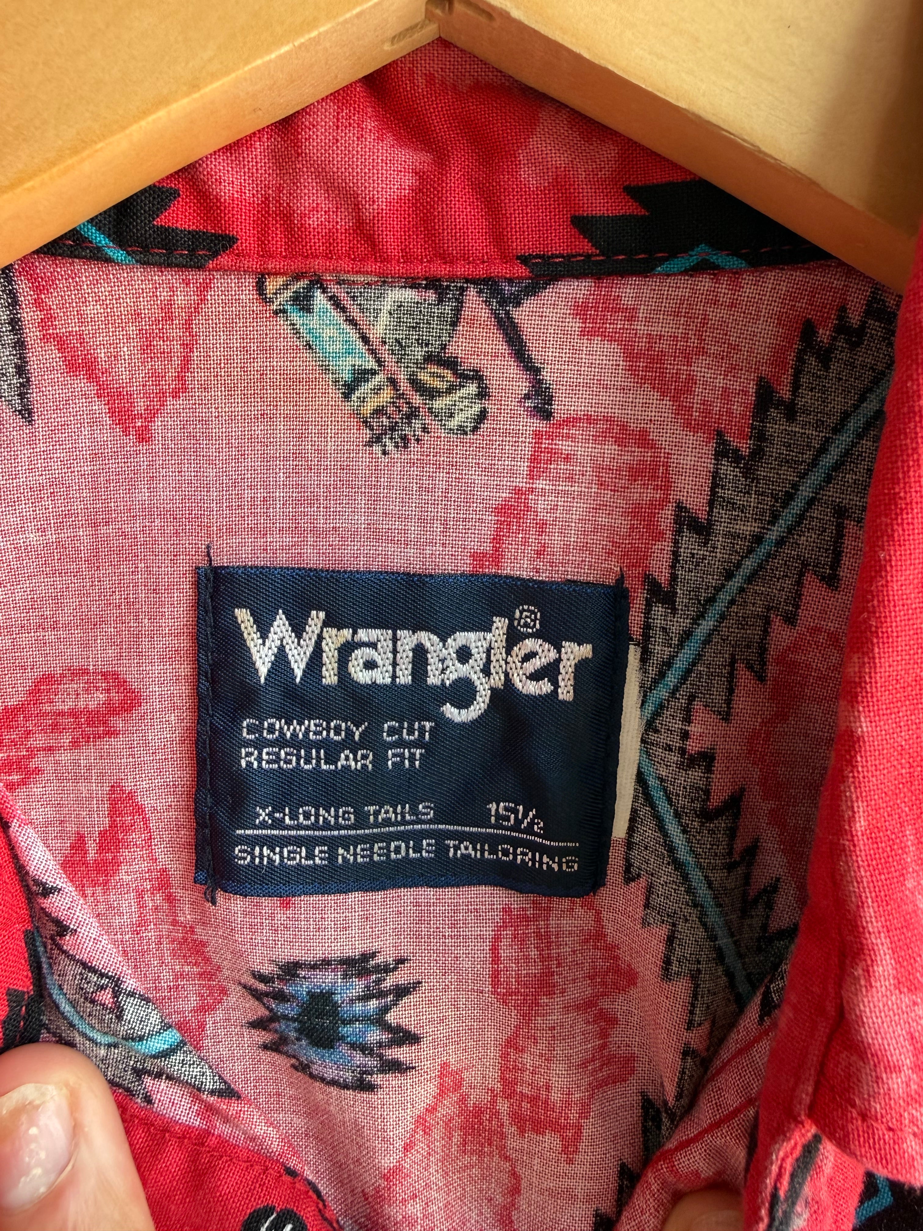 (M) Wrangler Pattern Shirt