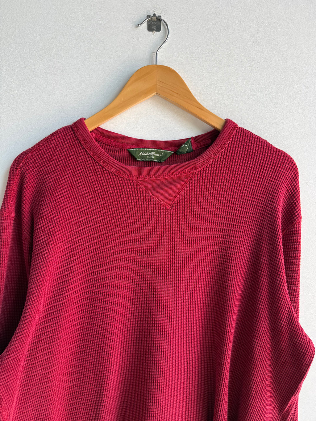 (L) Eddie Bauer Waffle Thermal Shirt