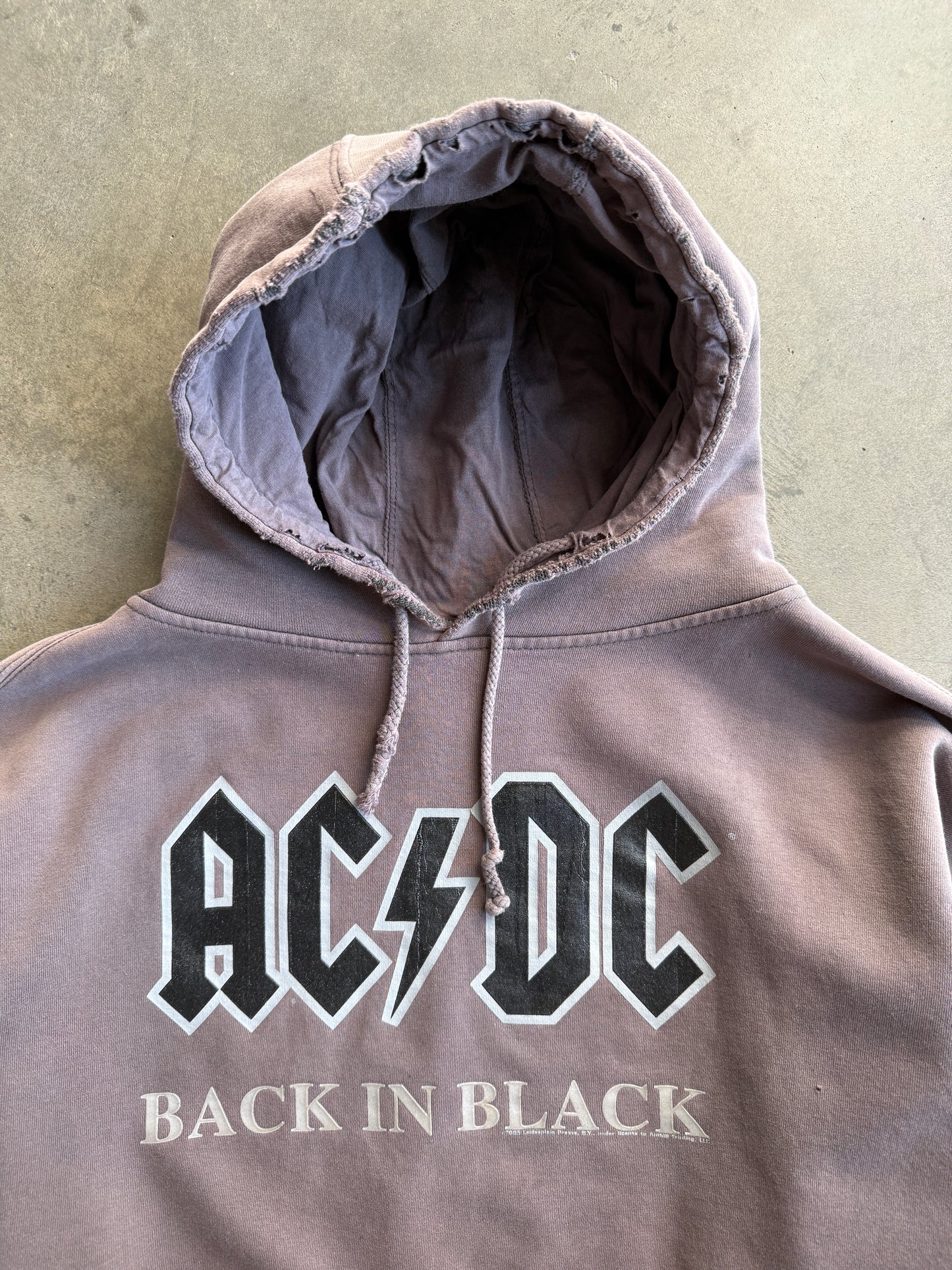 (XL) AC/DC Back In Black Hoodie