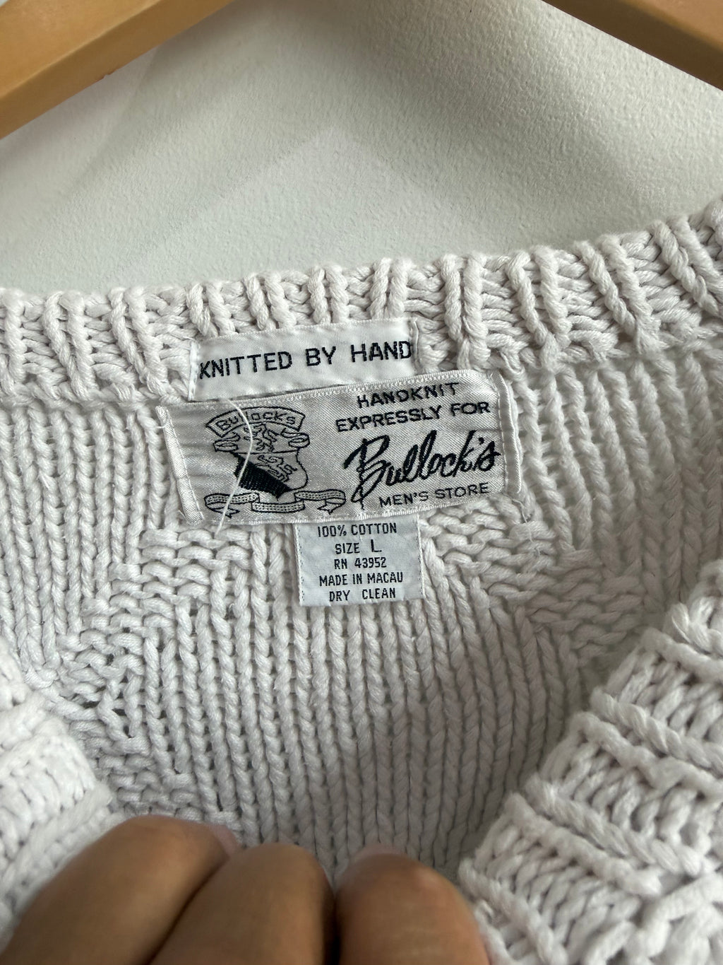 (L) Bullocks Knit Sweater