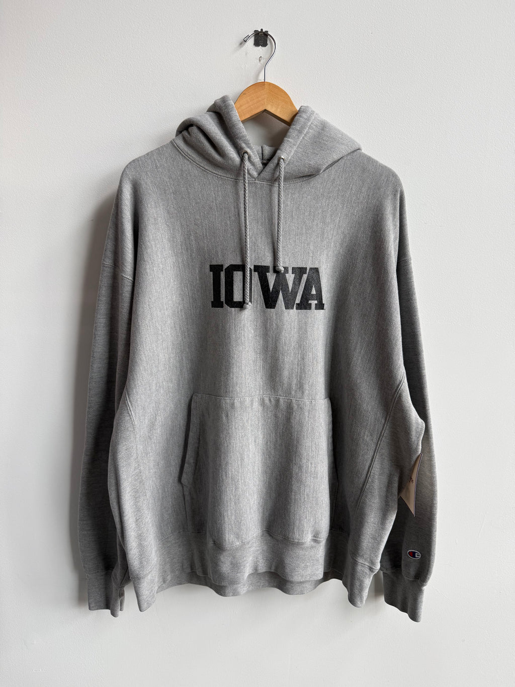 (XL) Iowa Reverse Weave Hoodie